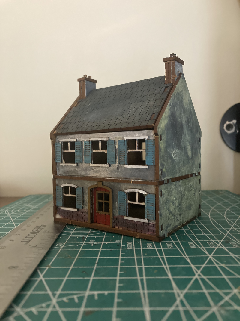 The finished farmhouse